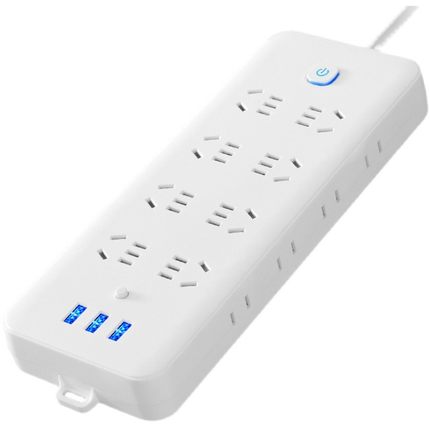 两脚插头插座2孔两项接线板二相插线板带usb双头排插扦座拖线板