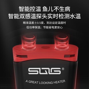 PTC变频超短外置屏双显加热棒大功率加热棒电子控温鱼缸防爆加热