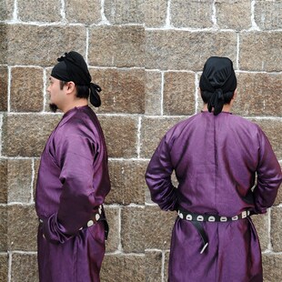 良造坊 初唐巾子软幞头平头小样 3D打印汉服配饰 圆领袍 古风男