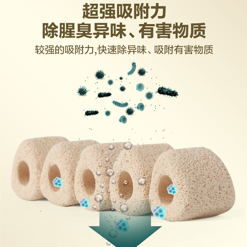 鱼缸过滤材料硝化细菌屋纳米石英球陶瓷环过滤器培菌净水鱼缸滤材
