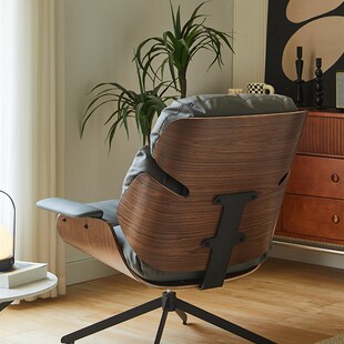 沙发椅单人意式轻奢设计师款可旋转可躺休闲椅阳台客厅懒人沙发