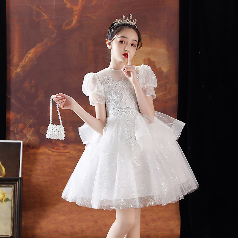 儿童礼服女童公主裙小孩花童婚纱宝宝生日主持人走秀钢琴演奏高端,童装/婴儿装/亲子装,儿童礼服,淘宝优惠券,粉丝福利购,淘宝优惠卷