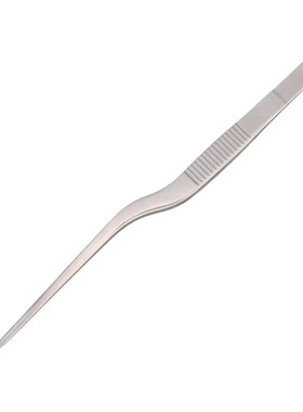 高级手工打磨专业采耳镊子16cm尖头采耳工具医掏耳屎用弯耳朵夹子