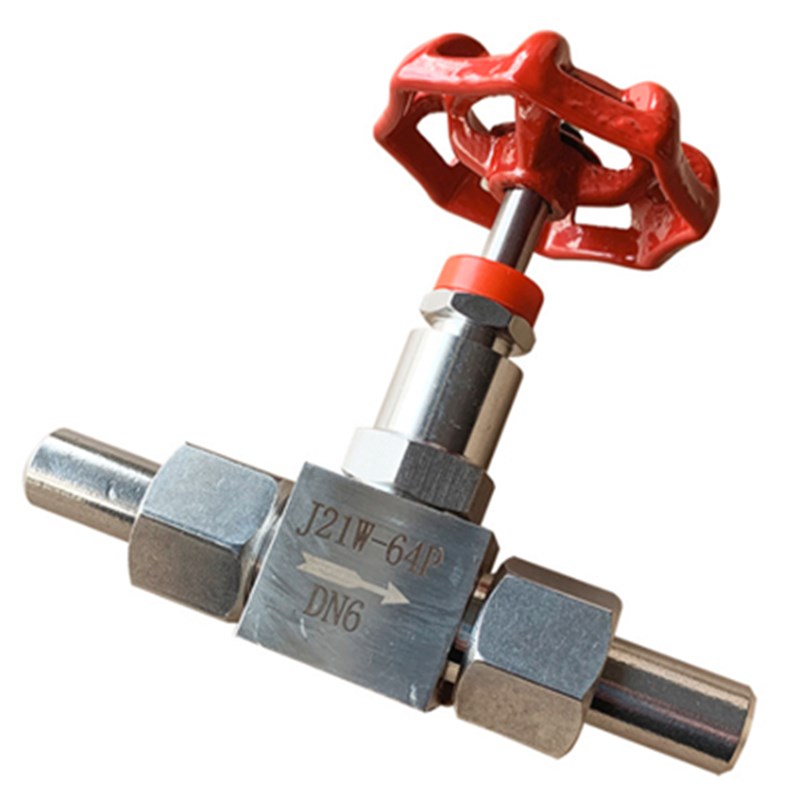 316不锈钢 J21W-160P 压力表专用针型阀j23w一320p高温高压截止阀