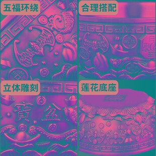 聚宝盆摆件铜盆纯铜家用客厅玄关铜器家居装饰品结婚乔迁新居礼品