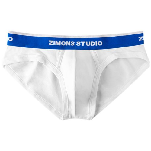 3条子墨棉品男士三角内裤夏季低腰时尚性感薄款白色纯棉男生U凸潮