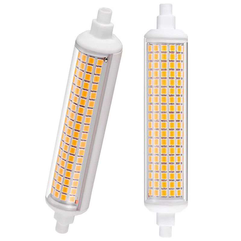 LED 13W高亮118MM无屏闪R7S玻璃陶瓷灯管双端灯替换卤素灯管