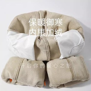 老爹裤加长版高个子175女冬季加绒加厚超长版180保暖休闲裤子棉裤