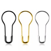 1000枚 盒 金色小别针葫芦保险别针彩色回形针铜铁安全别针小扣针