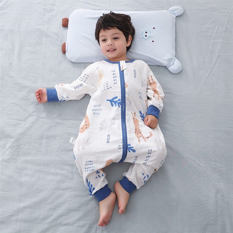 婴儿防踢被儿童夏款纯棉纱布宝宝睡袋睡衣神器四季通用分腿睡袋新,婴童用品,睡袋/防踢被,淘宝优惠券,粉丝福利购,淘宝优惠卷