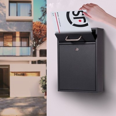信报箱挂墙室外小区家用报纸信箱投票员工匿名举报建议箱带锁邮筒