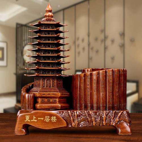 更上一层楼九层文昌塔笔中筒送办K76599小孩考考礼物公室书房高装