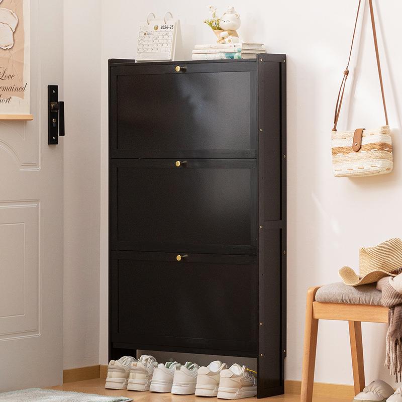 家用极11728门口鞋柜高款立式入户柜一体柜门外入廊用走窄户翻斗