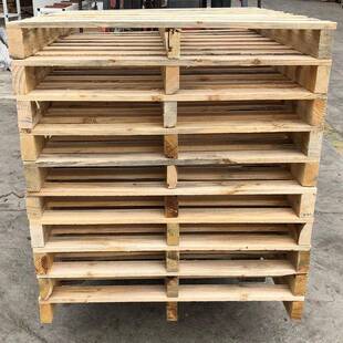 仓盘库防潮四面进叉免熏蒸实木合托物板流运输HBB胶板托木质栈板