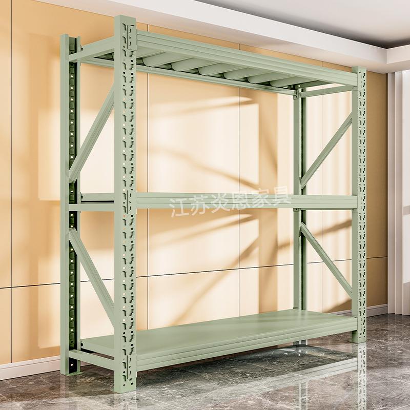 仓储YANEN-CS货架超市仓库收可调层节多展示架家用置物架阳台落地