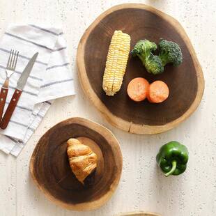 荔海原相思木实木菜板加厚用拍摄道无品牌/具枝不规则切水果辅食