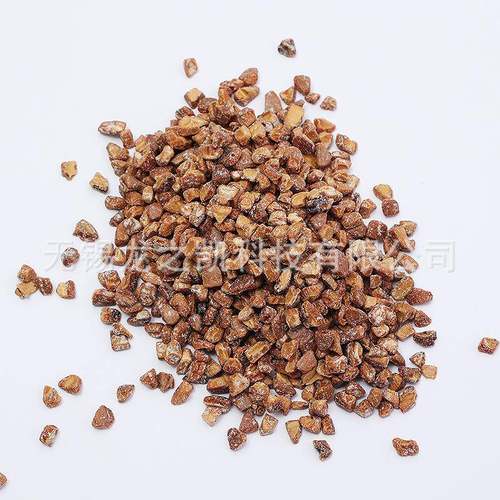 磨料用橄榄壳核桃熟料饲见详情料添加抛油田堵漏剂眼镜光砂核用桃