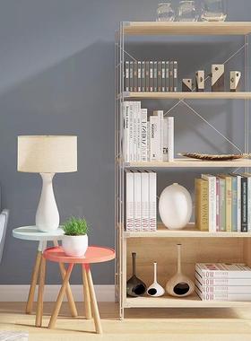 日式置架木收纳架落地75315客厅阳台层多整理架厨物房微波炉储物