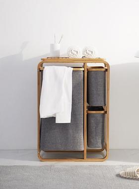 日式浴艺室卫生间号脏衣篮大洗衣篮脏衣篓布卧室衣物脏收纳FB5863