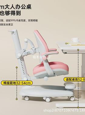 姿儿童学习小学用生学习椅家写字椅矫39113正坐座椅升椅降调节椅