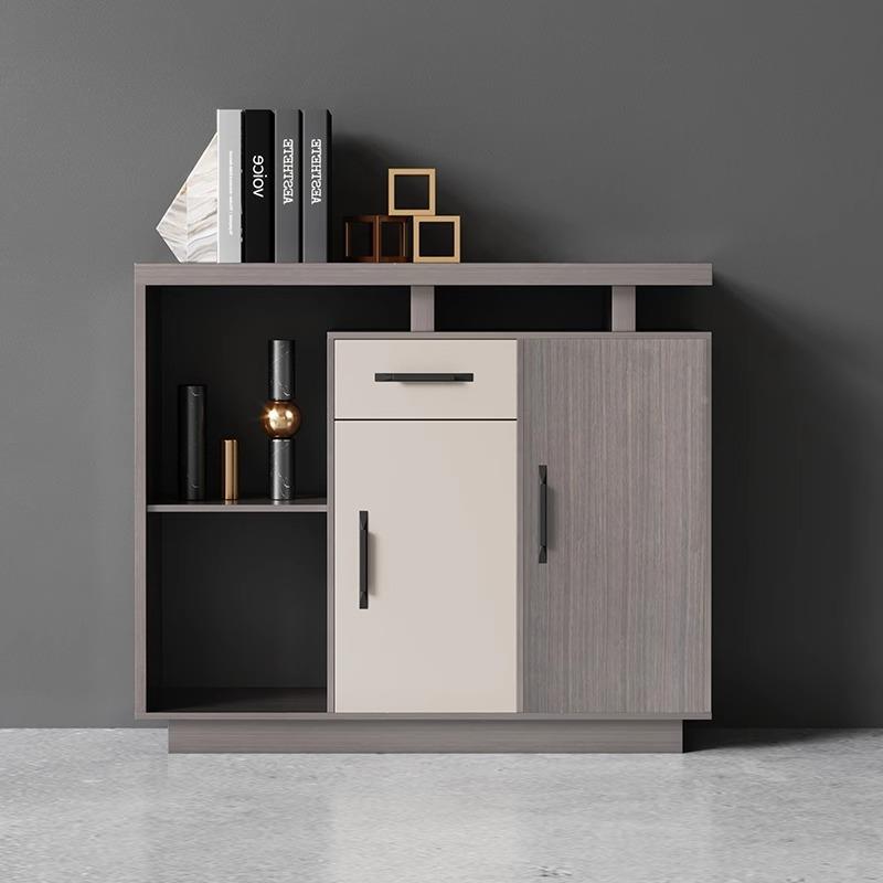 桌柜茶水边柜办公储室隔断柜YDH01地柜矮落柜长条物柜复印机底座