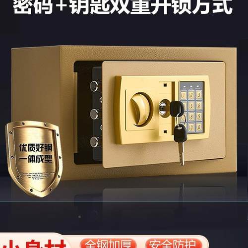 2新0用25年款电子保险箱柜大人存钱大容量儿童男女孩罐F9886MST密