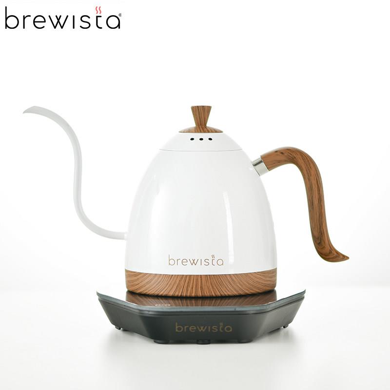 正品Brewista智能温控不锈钢手冲壶手冲电加热茶壶挂耳细口咖啡壶