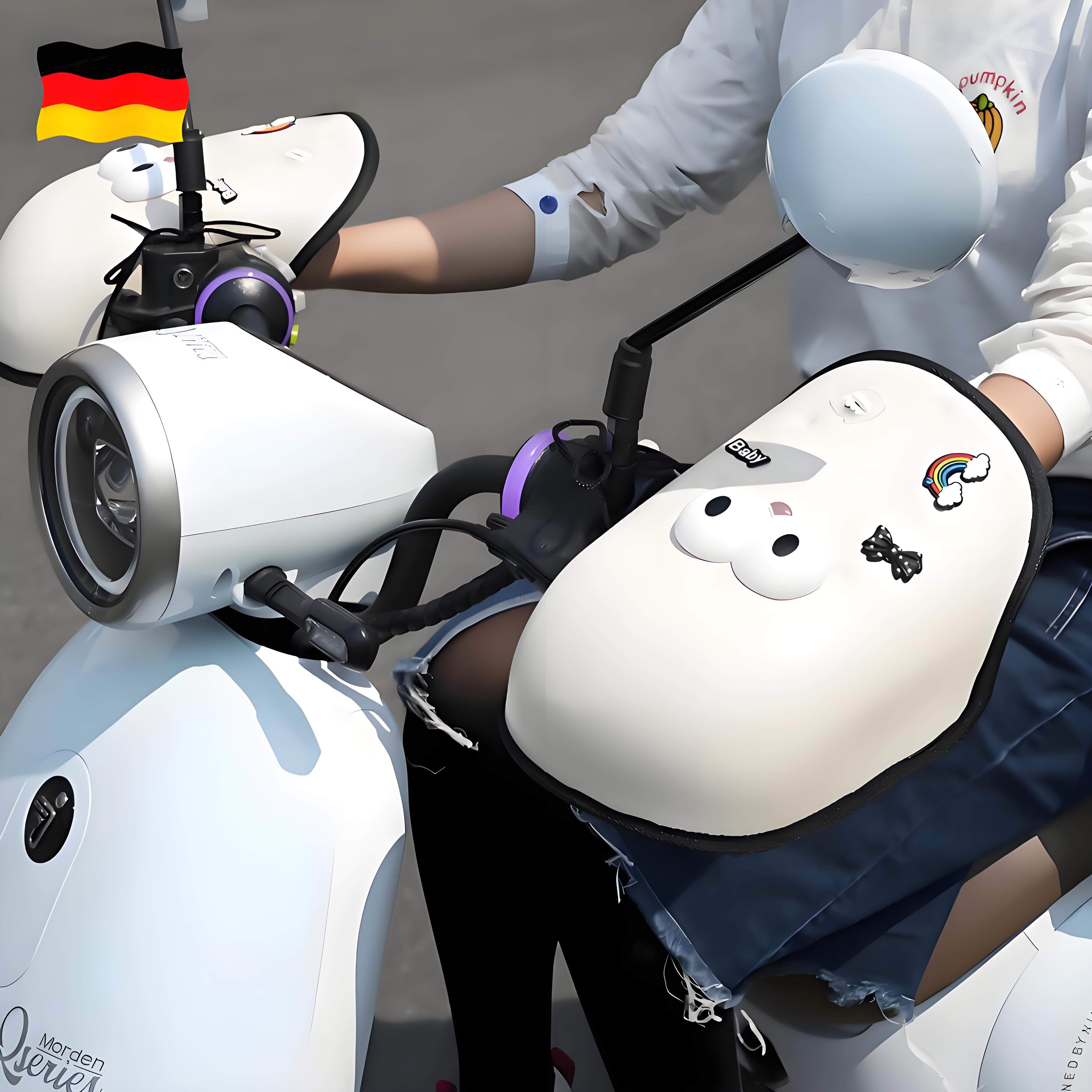 电动车手把套防晒把套电瓶自行车3D防水隔热手柄套电摩防风遮阳