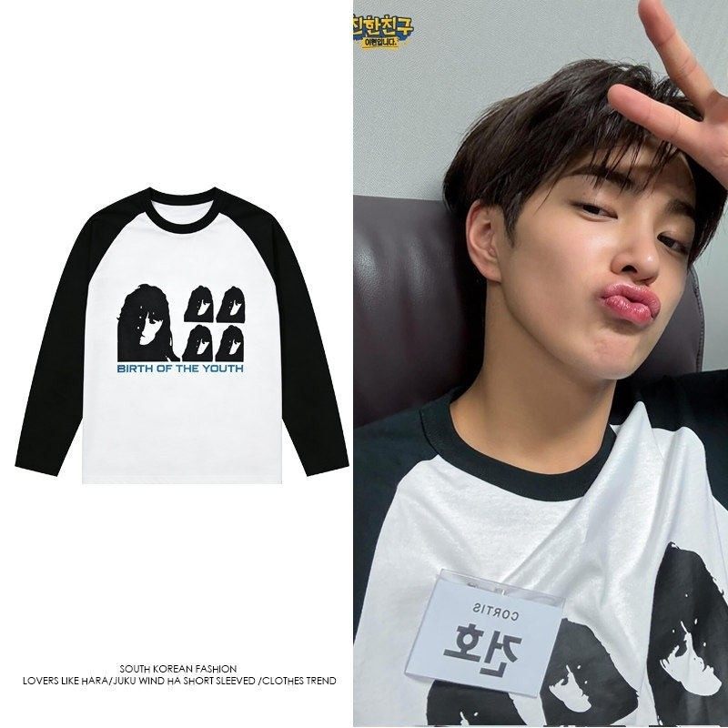 cortis安乾镐同款黑白撞色长袖t恤女2026新款春季打底衫内搭上衣,女装/女士精品,T恤,淘宝优惠券,粉丝福利购,淘宝优惠卷