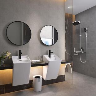 洗手 027挂式 挂墙挂式 洗手小户型洗脸盆家用洗一脸池陶瓷体壁盆N