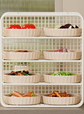 放多功能饭台菜菜架配菜面盘置物LVI备菜多层架简易子做收纳神器