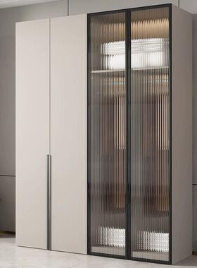 实木加厚衣柜卧室家拉用推衣门经济型出租房KZM用组收装儿童简易