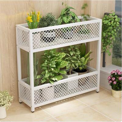 花式架子客厅落地阳移台盆多层动置花物架铁艺花店陈列多肉展1687