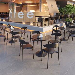 户外桌椅庭院休餐桌露组合咖闲XFY-2024啡店室露天外酒馆奶茶店台