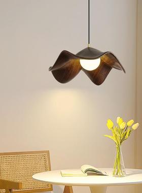 古餐厅吊北复欧现代简约意个性大灯气时尚荷创75217叶造型吧台床