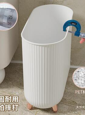 卫缝生间垃圾桶家BEZ用205新款大客厅轻奢2带盖厕所夹专用高颜值