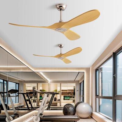 家用客厅式餐厅变频电扇商用工业风无H灯电风复扇大风205力美古吊