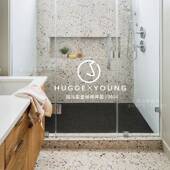 彩色卫小颗水磨石瓷砖客厅防滑砖地砖生间厨房墙6100x1粒200