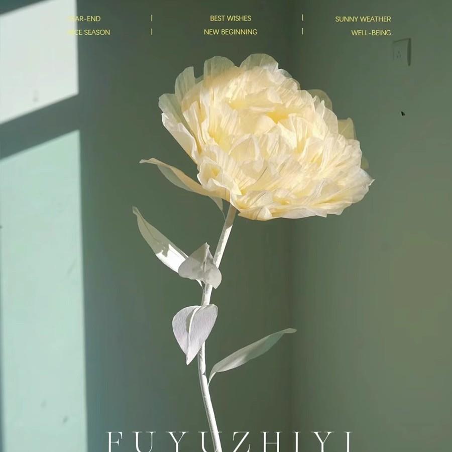 芍药花仿真花巨型饰网美红户外粉色花芍药花艺111陈橱窗装花艺摆