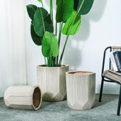 特大号陶瓷花盆大口径陶MZI3上堂0cm以透气粗客厅家用天鸟花盆庭