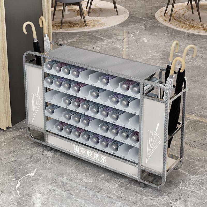 不锈钢雨伞收纳架商雨伞架外放用伞架学班03级公司放校伞户收纳架