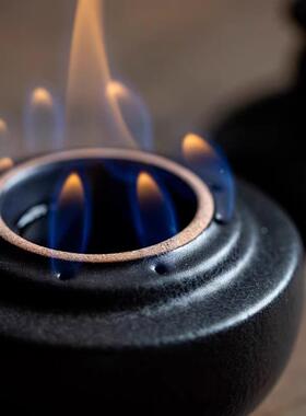 山楂煮红陶瓷火无大灯芯酒力精灯户外暖茶67053茶炉茶器便携式茶