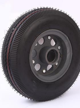 40实0-8系列GUX充气轮橡防胶轮重型心轮马车轮16寸轮独推车轮滑耐