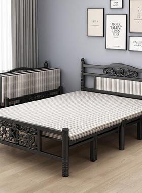 厂家折叠单人床家用用简易床出舍人租房罗马IIP柱宿铁床折叠双床