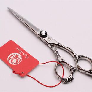 紫龙6MTS寸理剪花刀平剪刘牙发剪打薄剪柄发廊专海业美发剪子修发