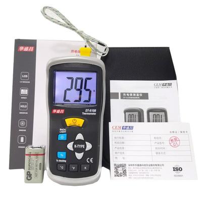 CEM华MAX盛昌温度计DT9-610B/61/6123/3891G/测881E单双四通道温