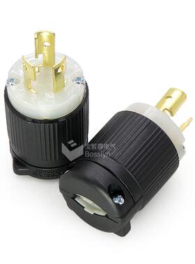 厂家直销美国工业电源插头15AA8027头7V装配式机柜插NEML7-15P