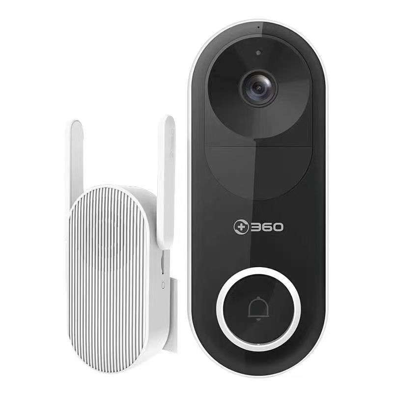360可视门铃819-939无线智慧屏家庭安防套装家用猫眼联动智能