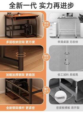 小户型卧室电脑桌式床头边办公桌家用作台DNZ02898学桌习书简约可