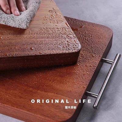 乌檀耐木整木菜板家用砧整板占板刀板抗木双面厨房厂家直供君防每